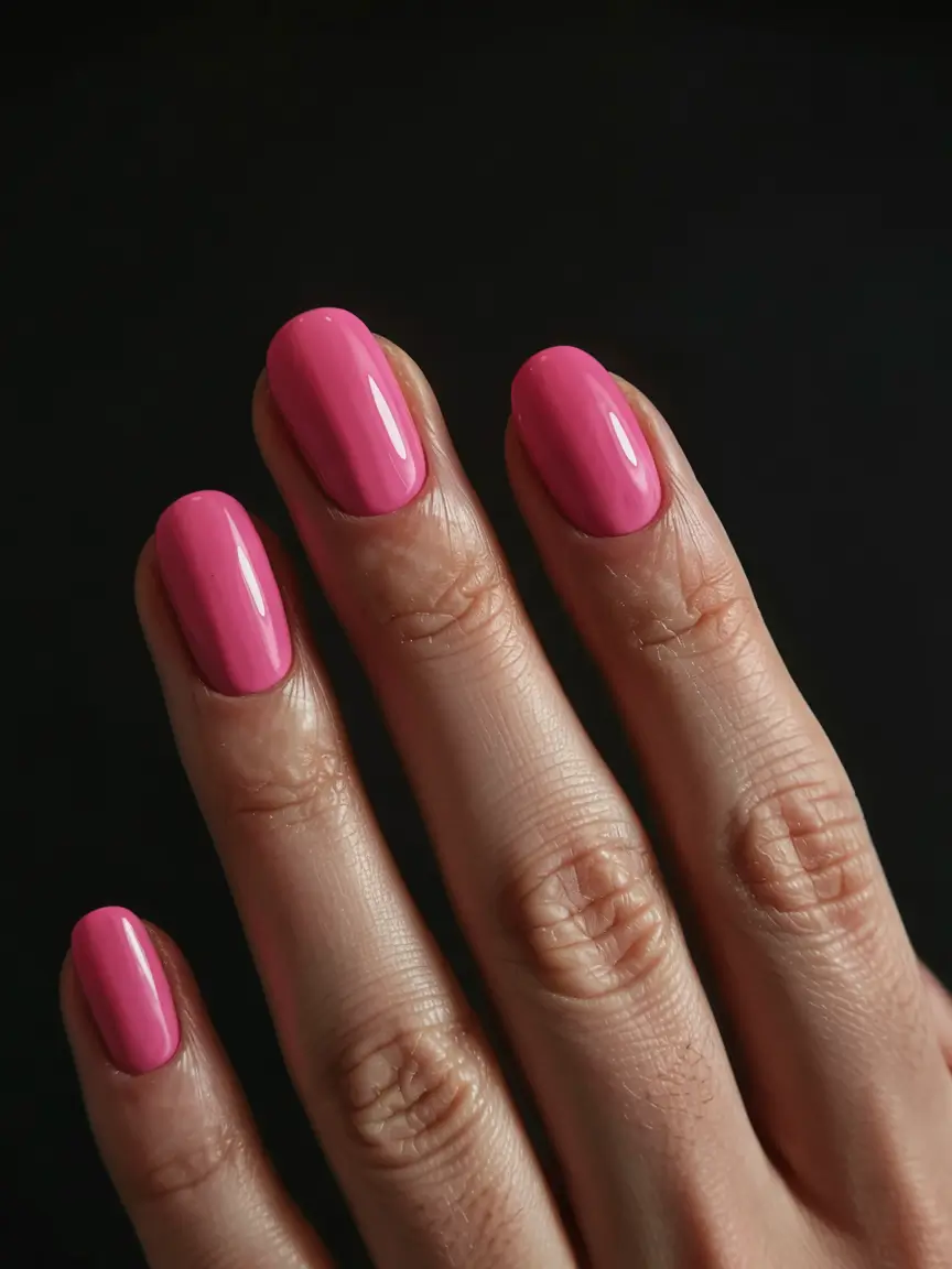 nail colors 2026 Cherry Pop Pink