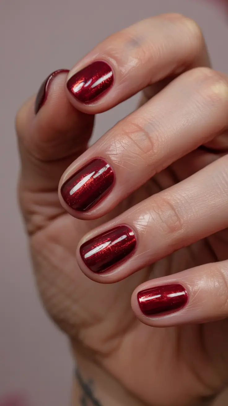 nail colors 2026 Black Cherry Crush