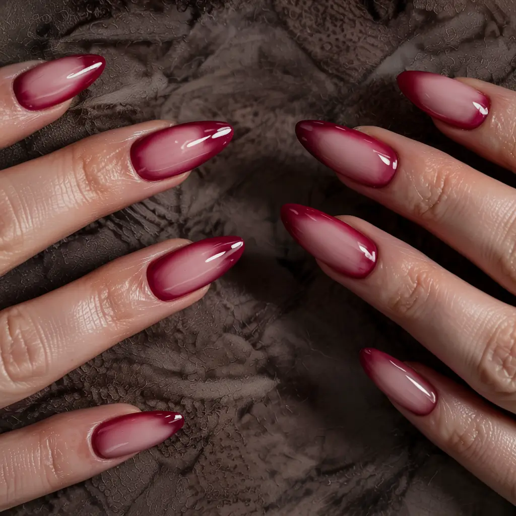 nails inspo 2026 Berry Fade Perfection