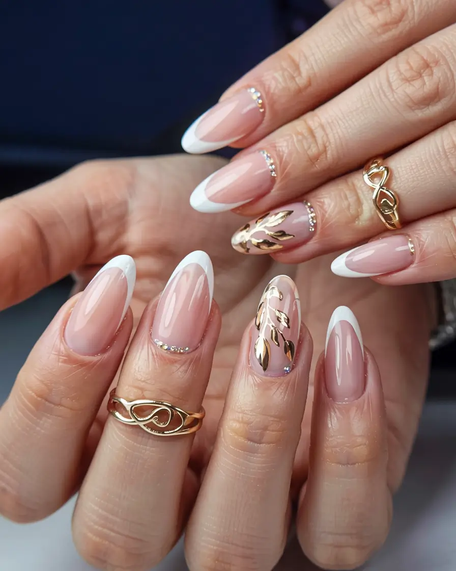 nails inspo 2026 Golden Hour Glam