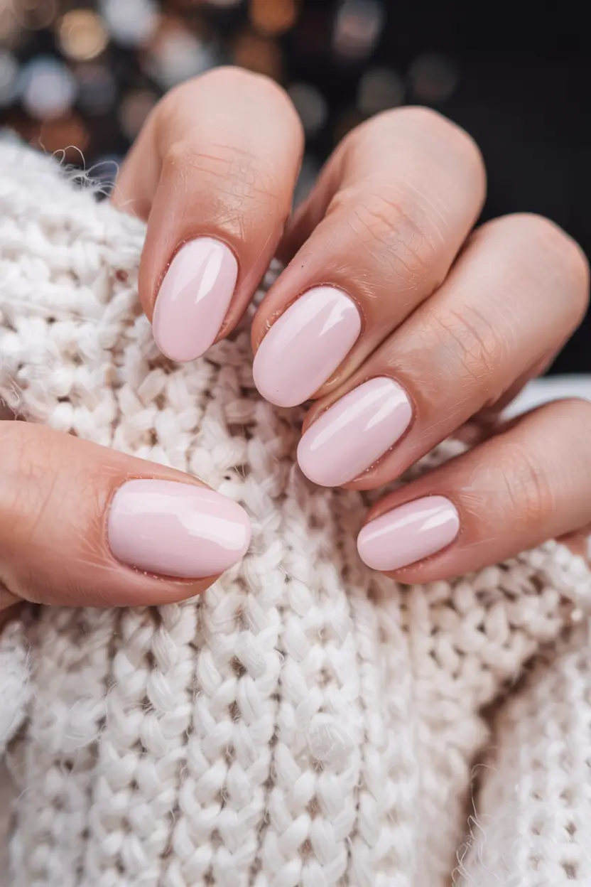 neutral nails 2026 Baby Blush Cream: The Everyday Sweetheart