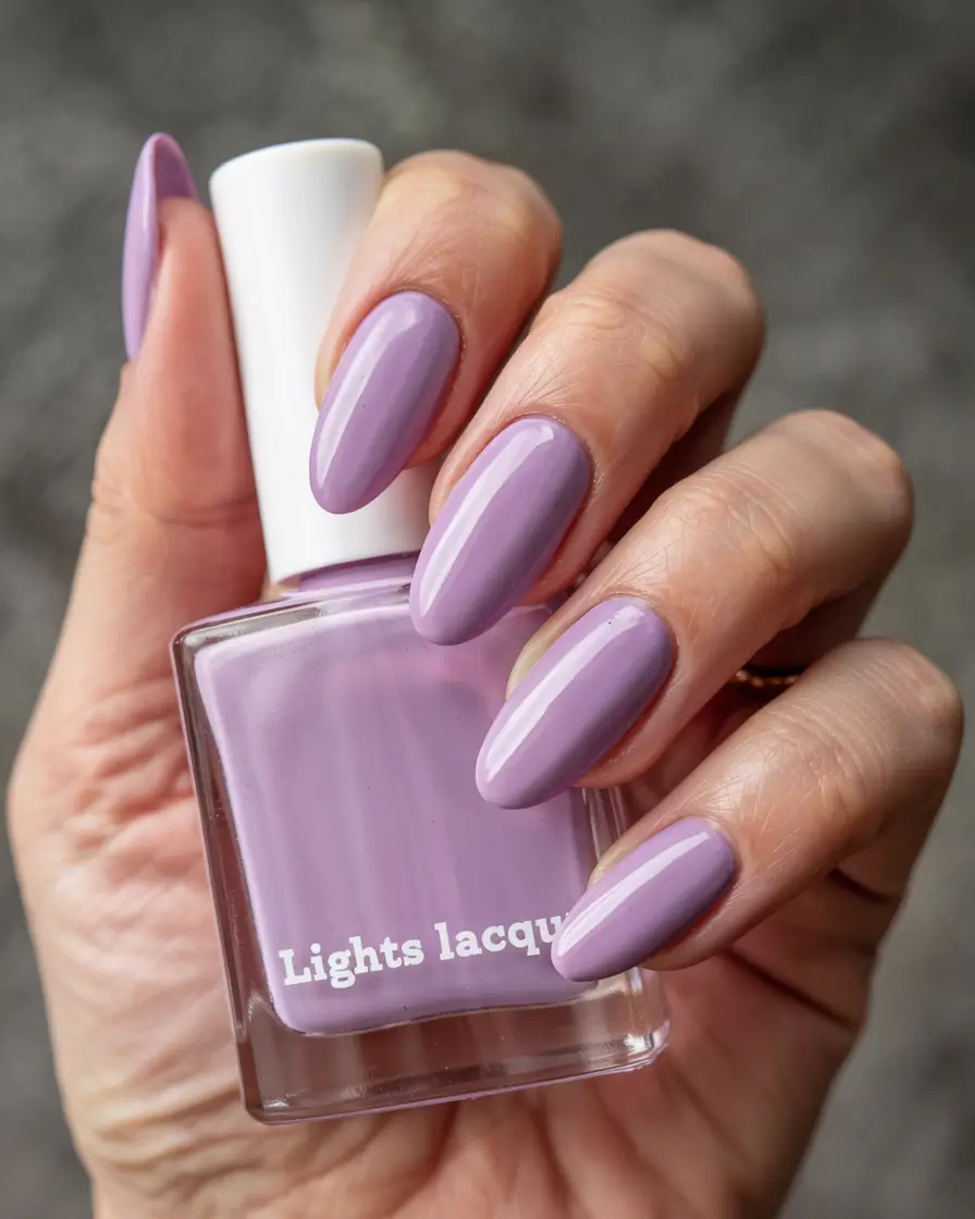 purple nails 2026 Classic Lavender with Indie Polish Chic