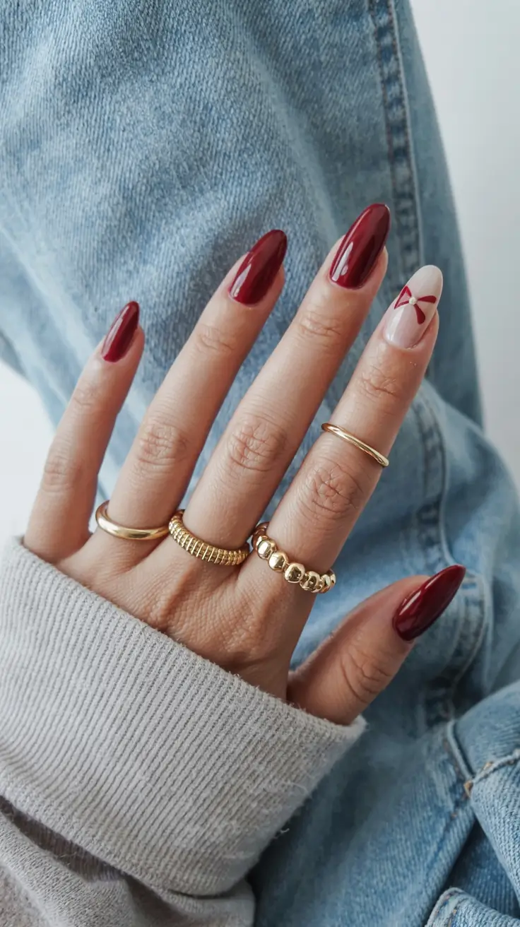 red-nails-2026-The-Ribbon-Accent—Minimalist-with-a-Wink