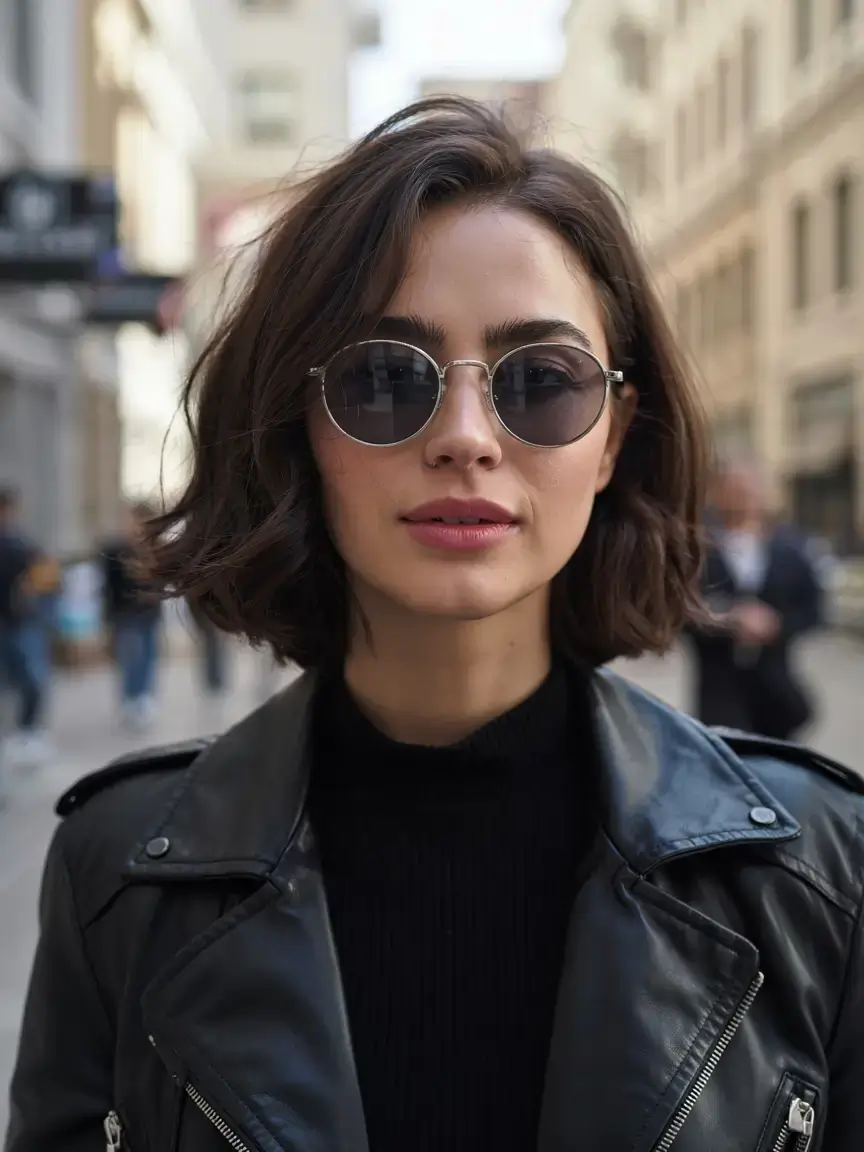 Short Haircuts Ideas 2026 Downtown Volume Bob with Natural Movement