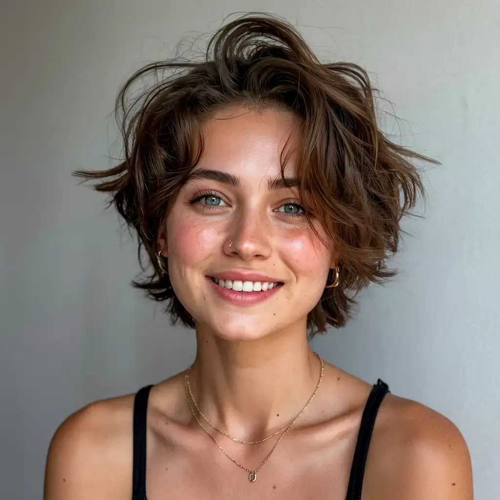 short hairstyles ideas 2026 Voluminous Pixie with Tousled Lift