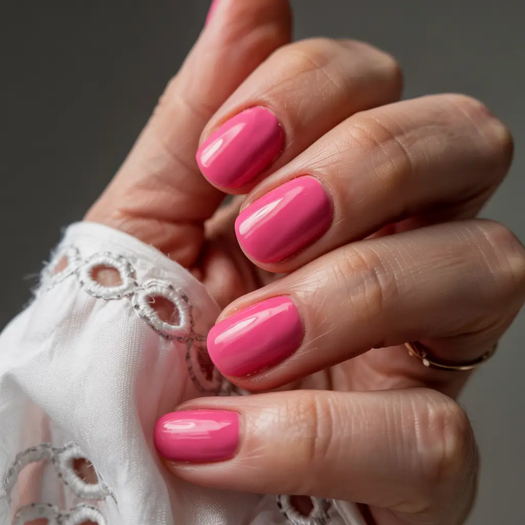 short nails 2026 Bubblegum Bright and Glossy