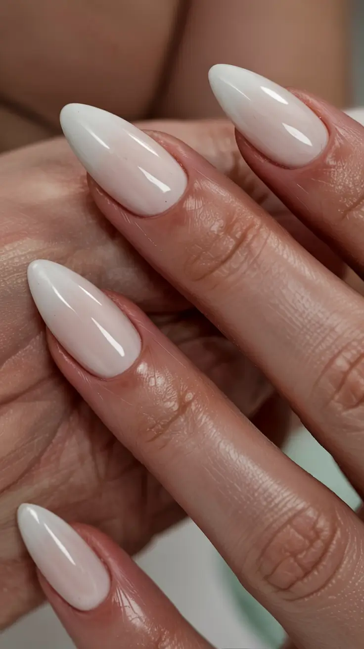 simple nails 2026 Creamy Off-White for Minimalists with Taste