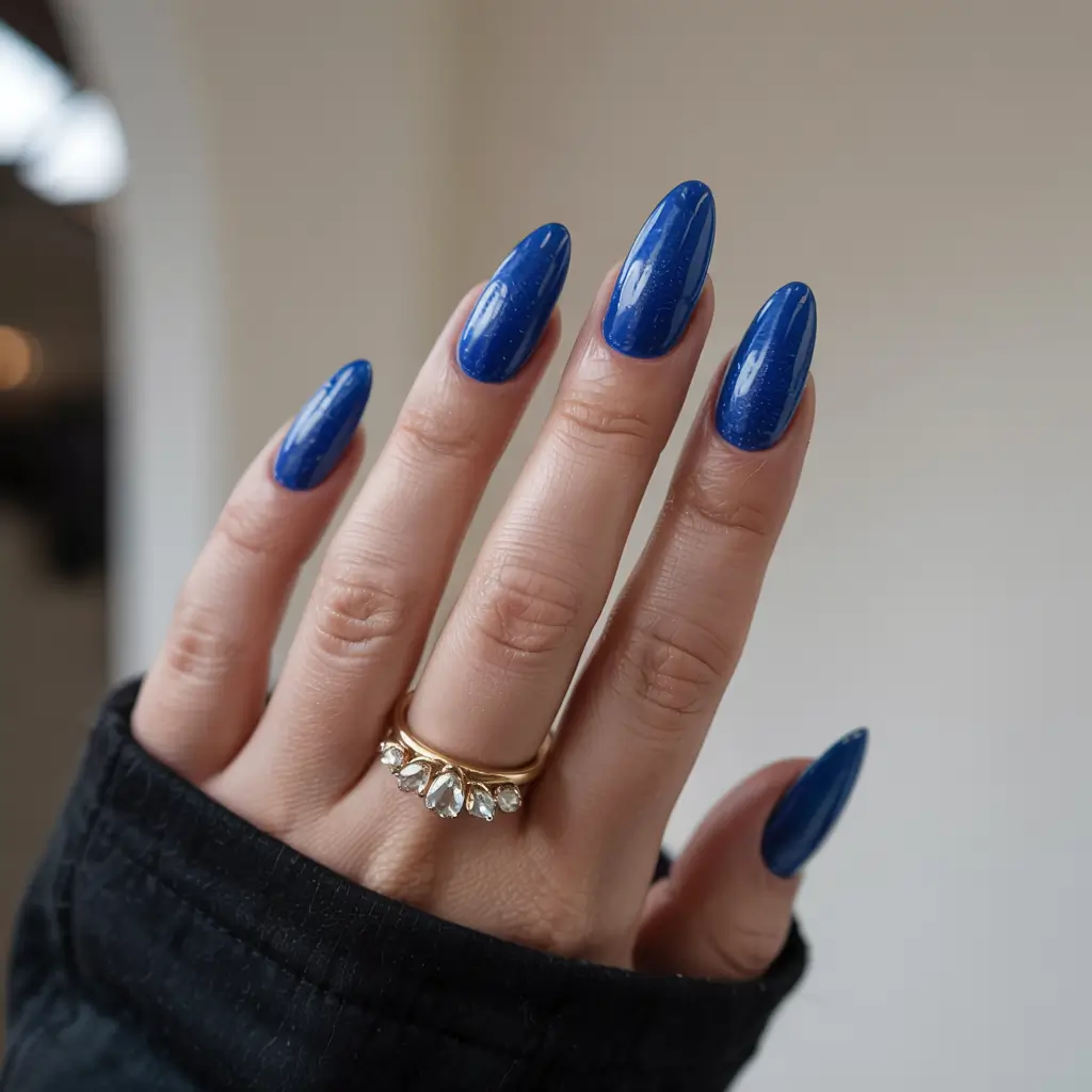 stiletto nails 2026 Cobalt Chic