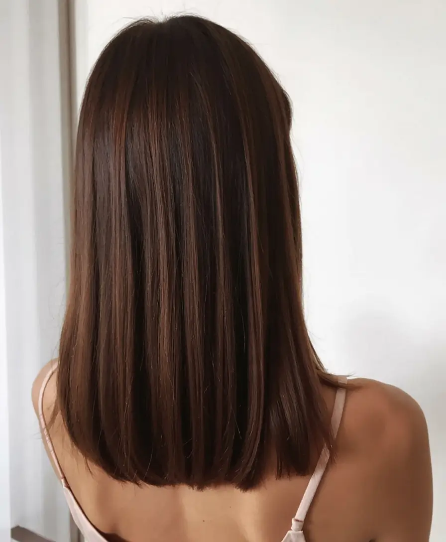 straight hairstyle 2026 Classic Blunt Cut with Zero Fuss