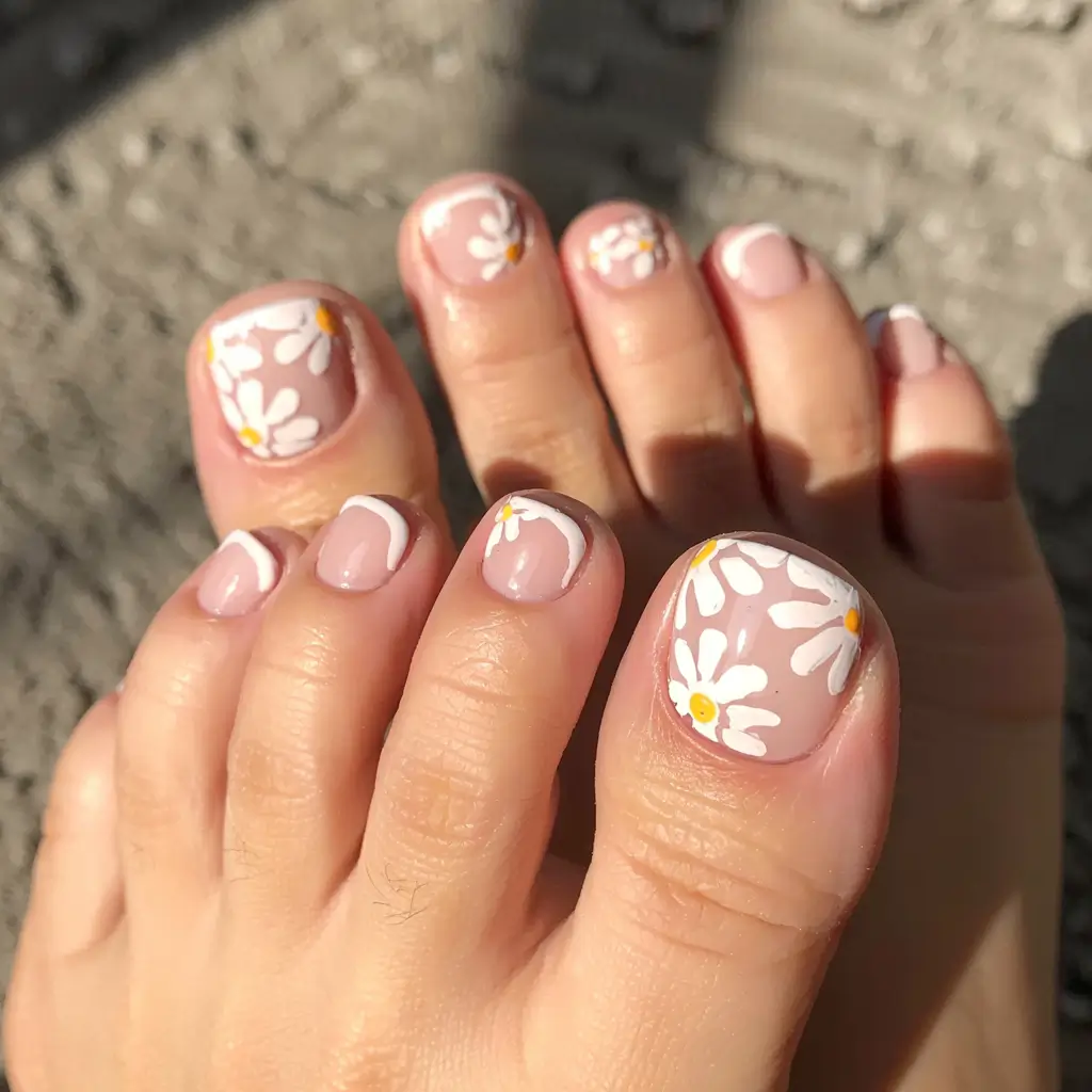 toe nails 2026 Daisy Chain Daydream