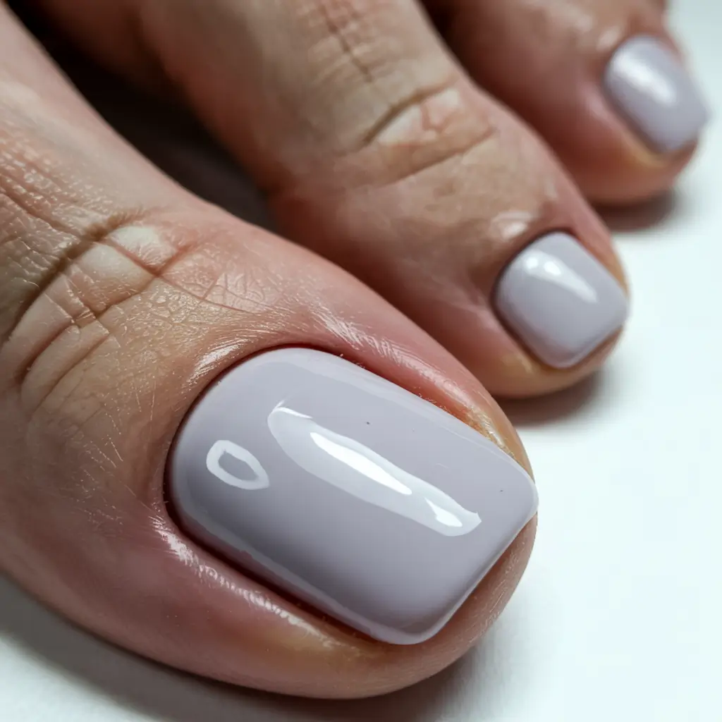 toe nails colors 2026+Chalky Lavender Mist