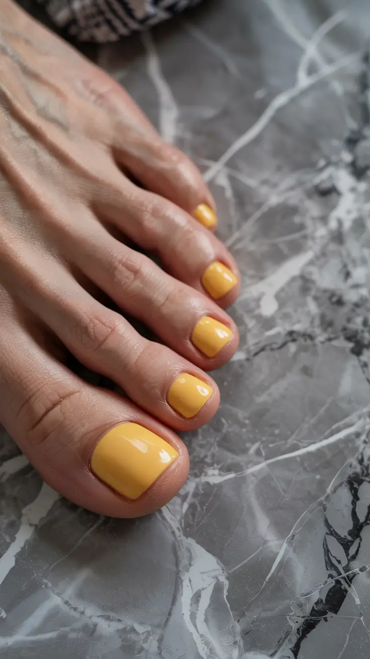toe nails colors 2026+Lemon Zest Pop