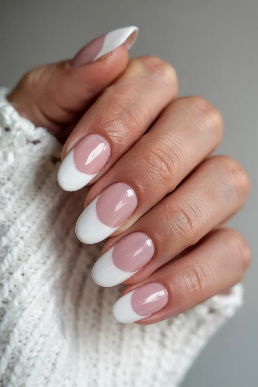 wedding nails 2026 French Oval Reimagined