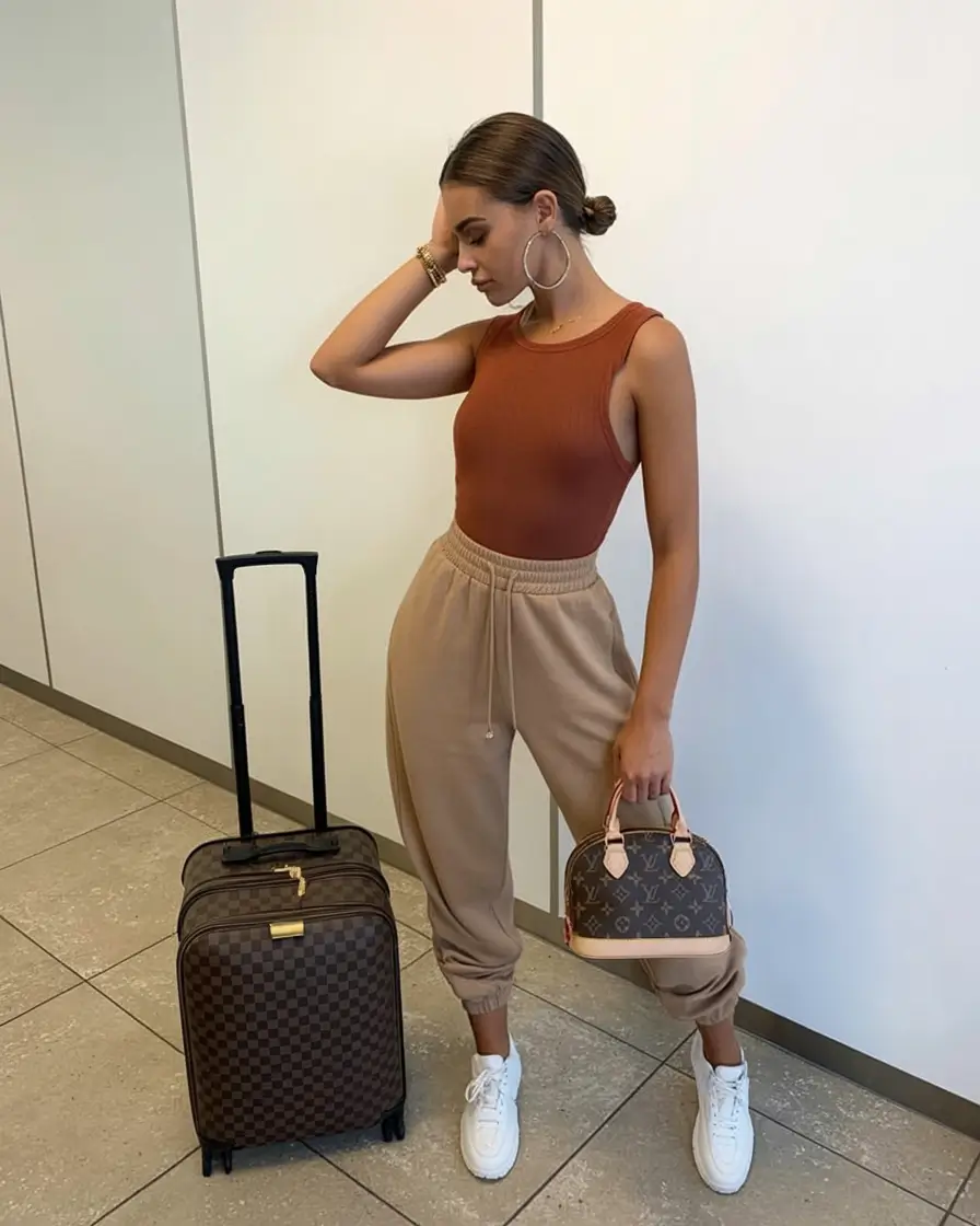 airport spring outfits for women 2026 Terracotta Traveler