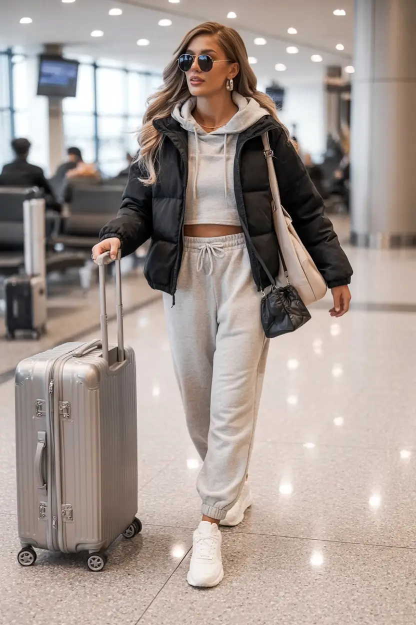 airport spring outfits for women 2026 Modern Comfort Queen