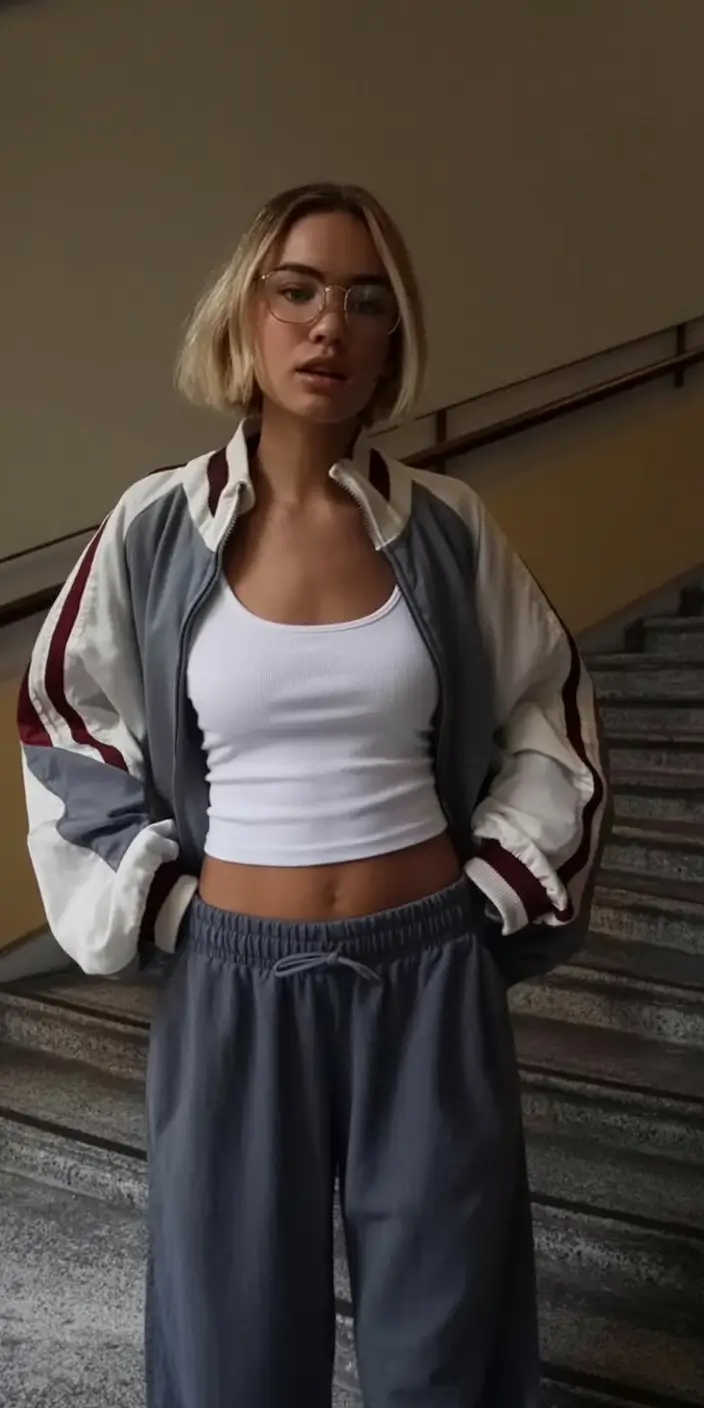 airport spring outfits for women 2026 Retro Tracksuit Revival