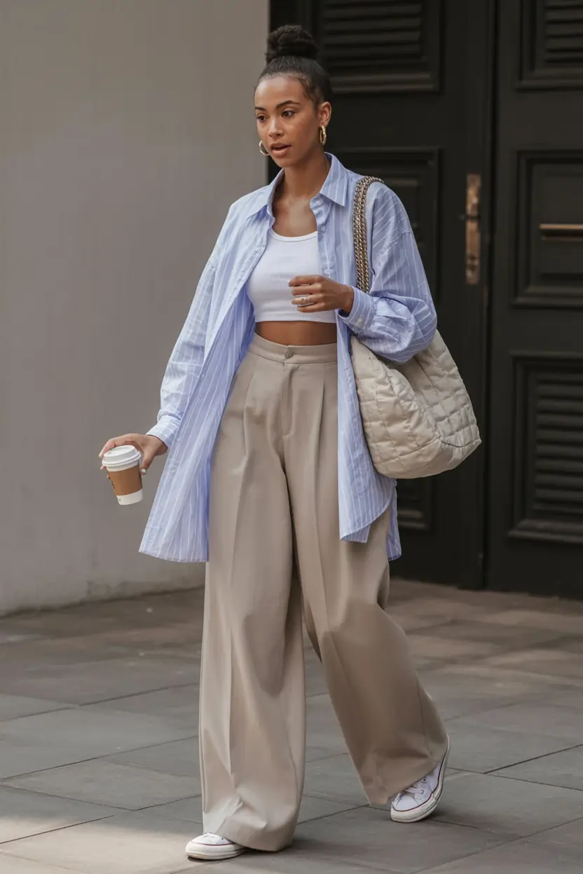 airport spring outfits for women 2026 Soft Structure, Effortless Ease
