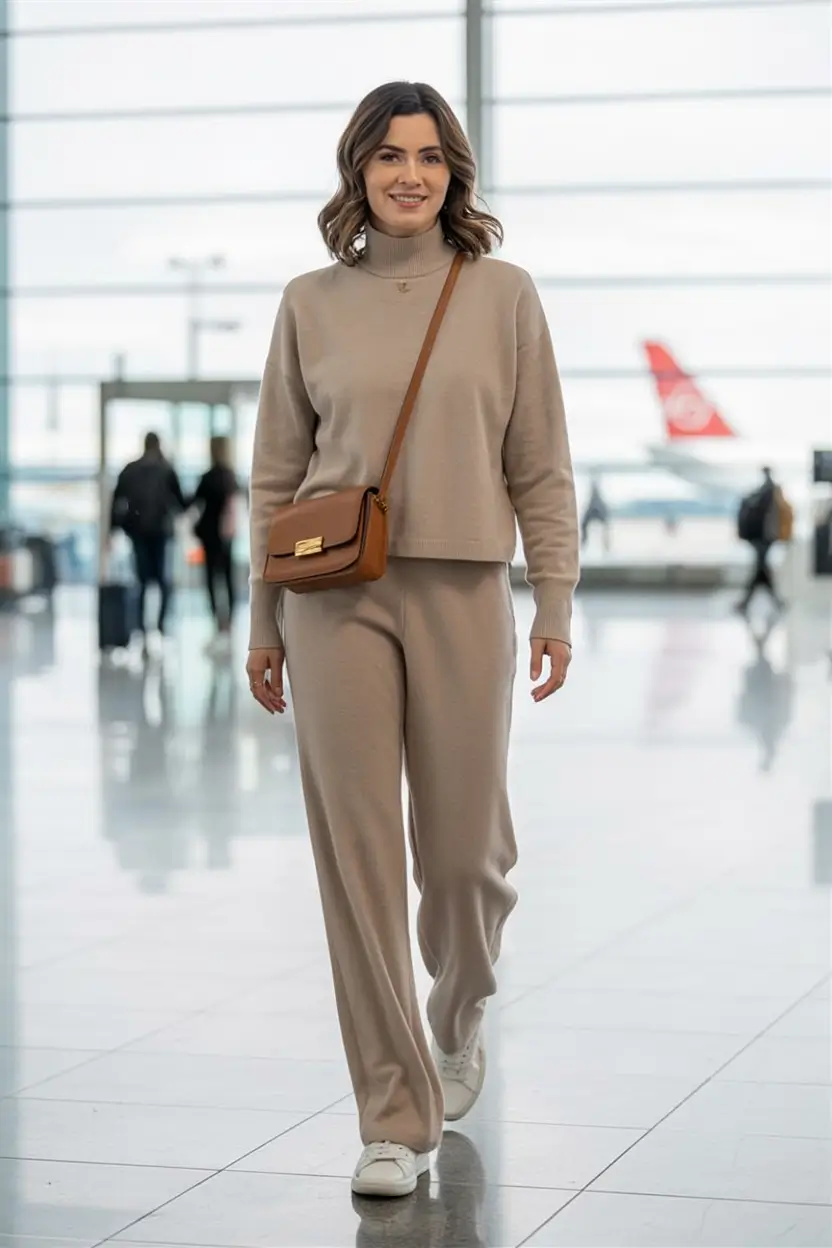 airport spring outfits for women 2026 Classic and Calm