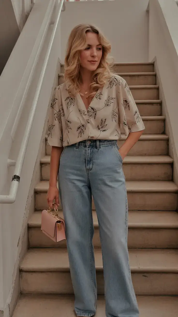 casual spring birthday outfit 2026 Soft Prints for the Dreamy Romantic