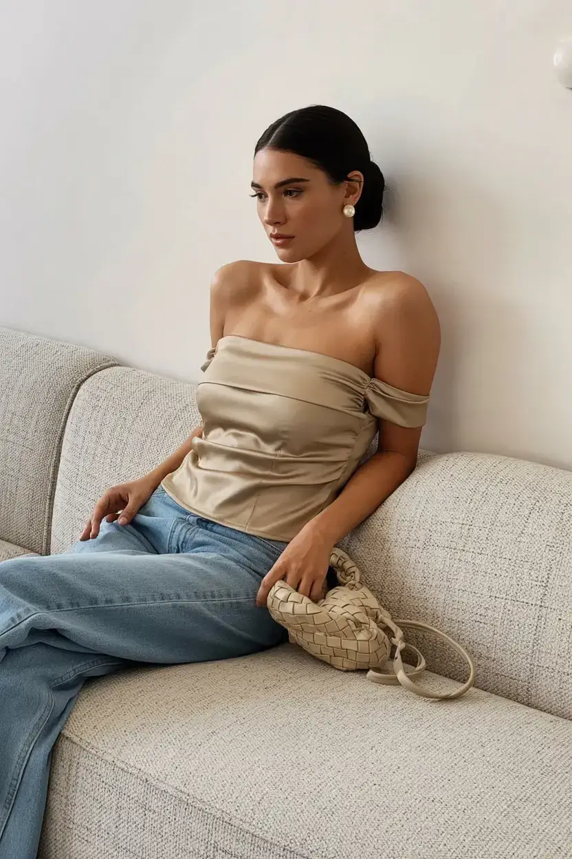 casual spring birthday outfit 2026 Understated Luxe With a Satin Touch