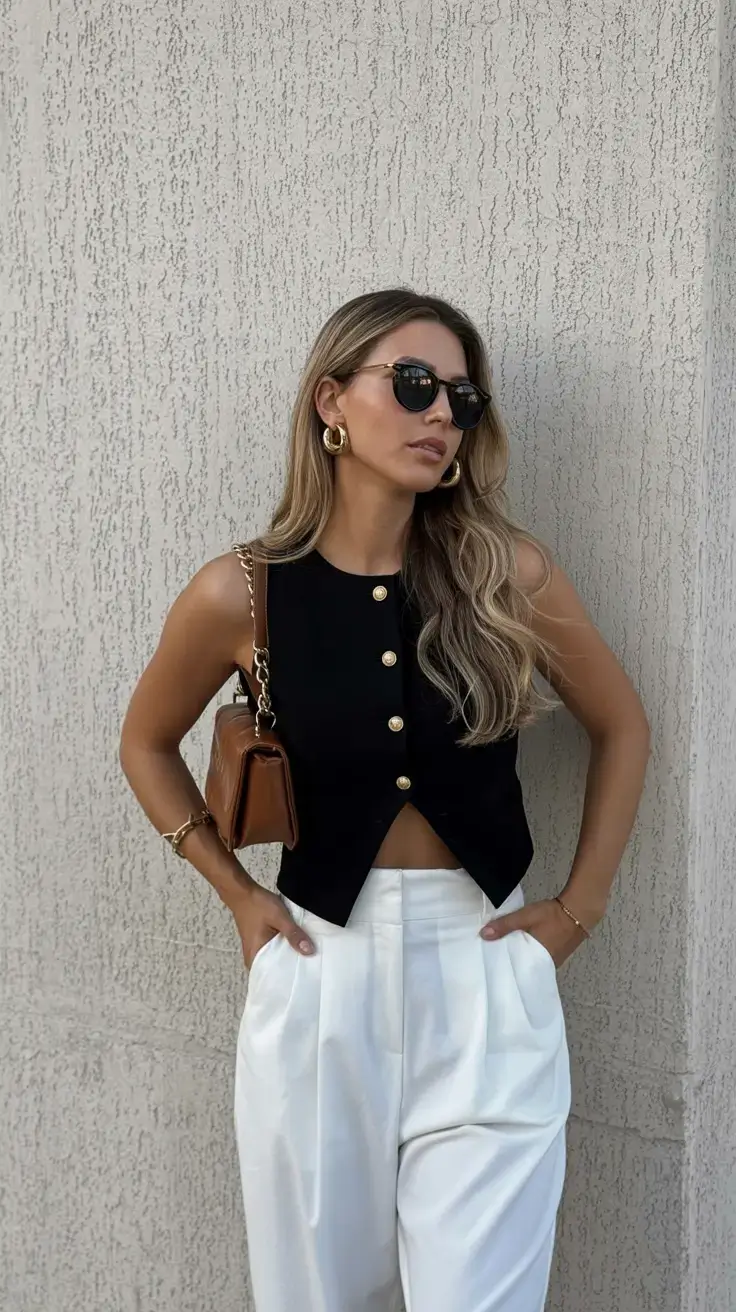 casual spring birthday outfit 2026 Chic and Structured With a Dash of Vintage