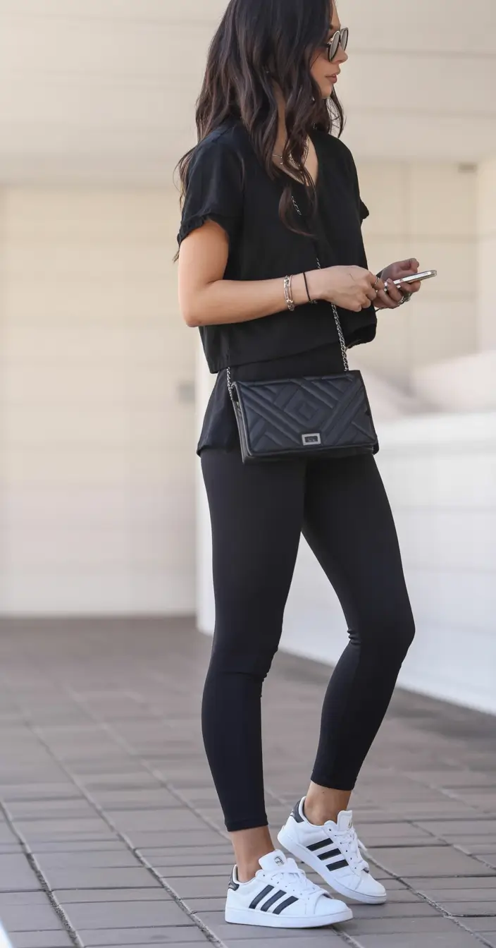 casual spring workout outfits 2026 Off-Duty Edge Meets Downtown Cool