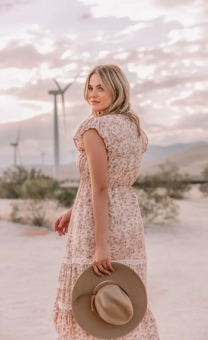 chic spring family pictures outfits for 2026 Desert Bloom Romance