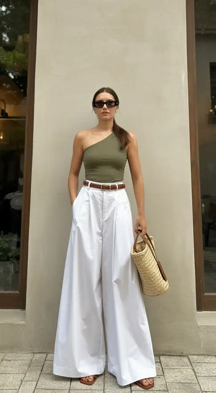 classic old money spring outfits 2026 Coastal Clean Girl with European Ease