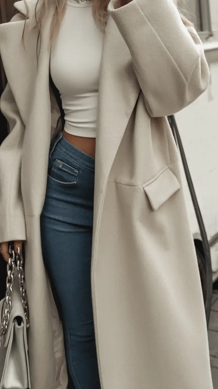 cold spring outfit aesthetic 2026 Streamlined Neutrals, Big Energy