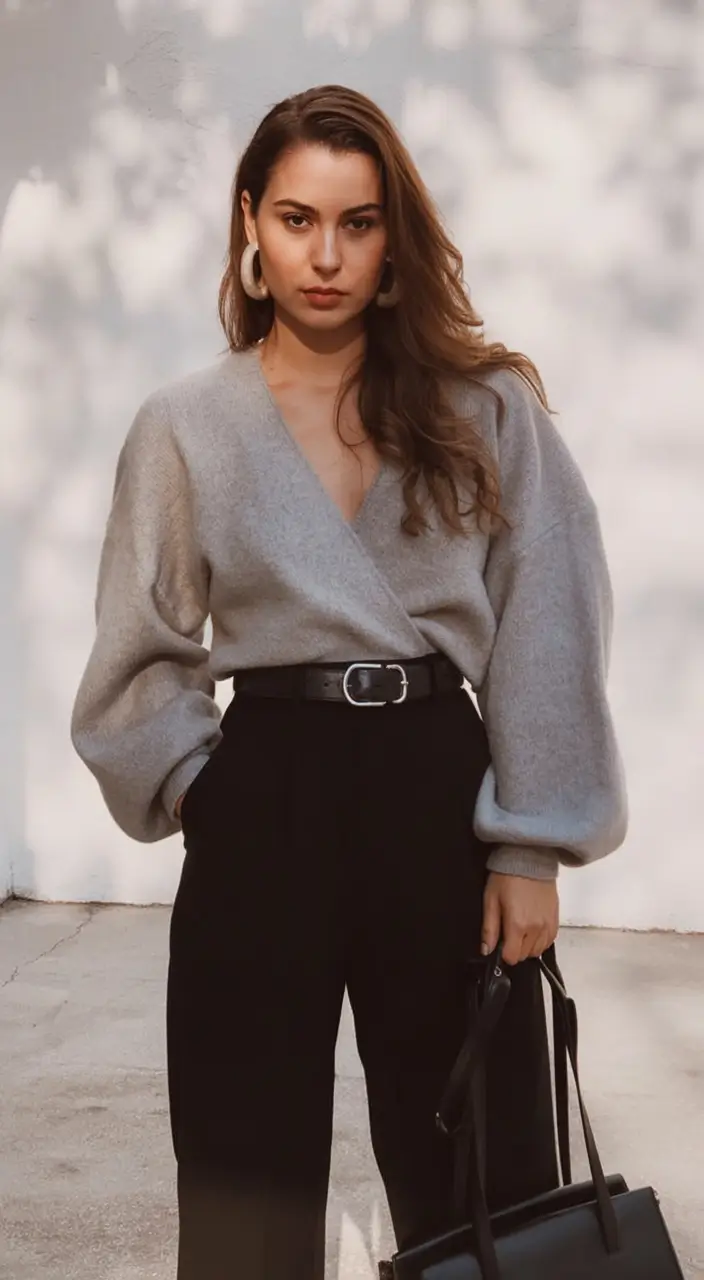 cold spring outfit aesthetic 2026 Modern Knitwear, Classic Curve