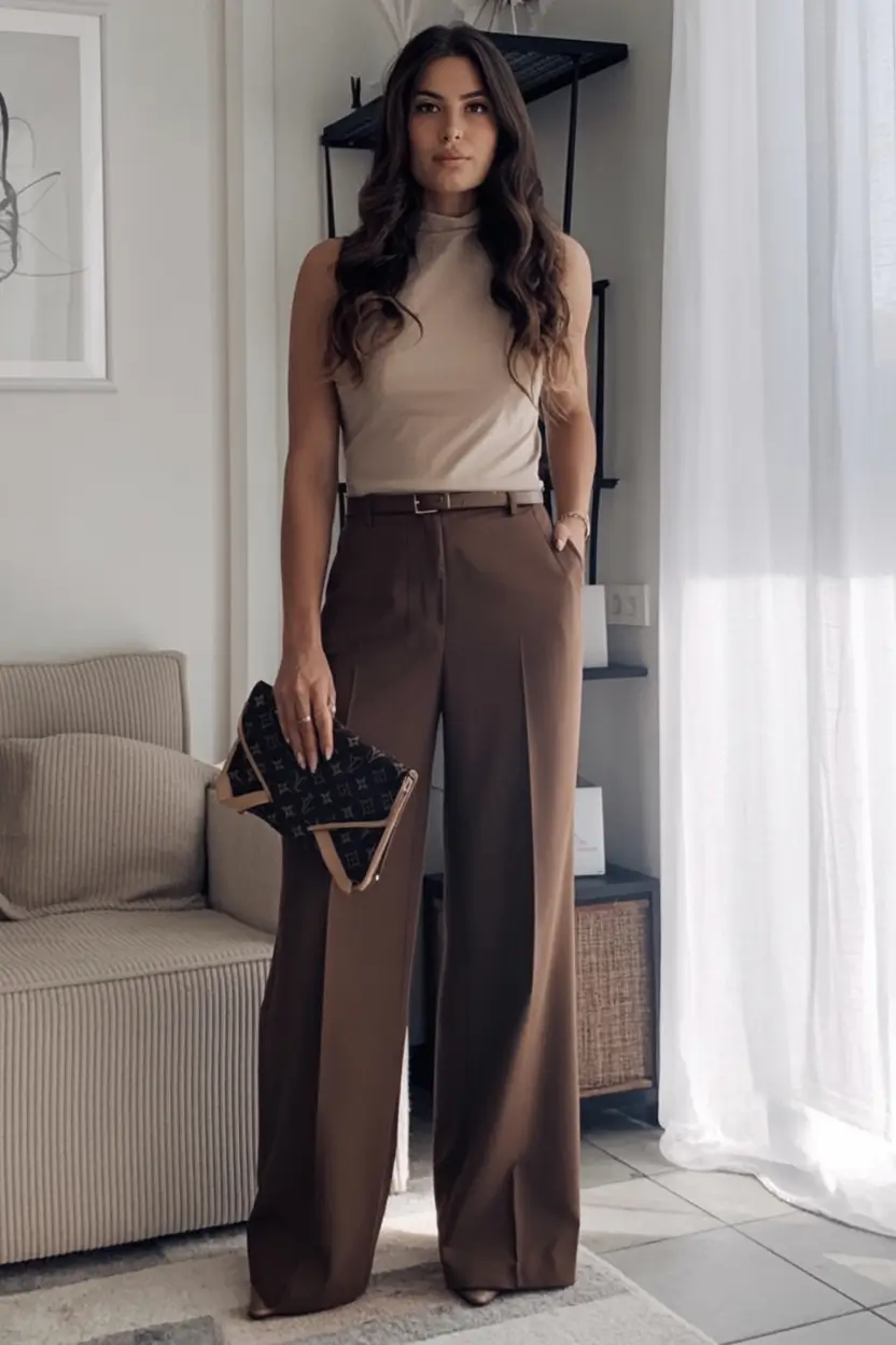 comfortable spring business casual outfits 2026 Tonal Confidence