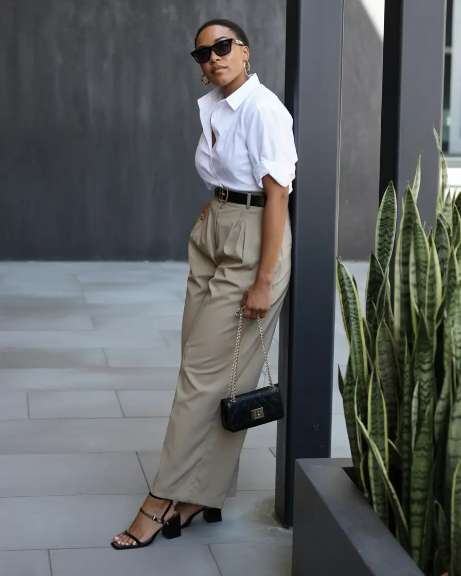 comfortable spring business casual outfits 2026 Classic But Elevated