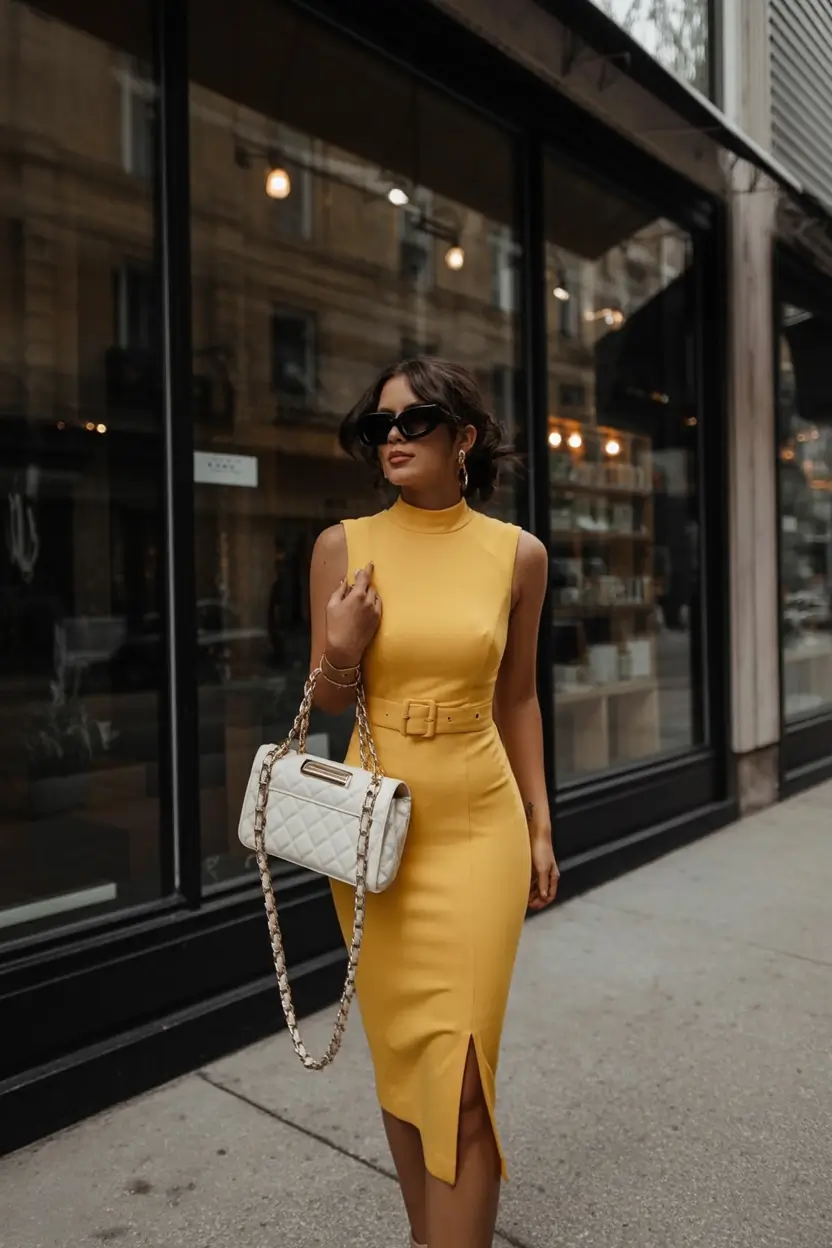 comfortable spring business casual outfits 2026 Color That Speaks First