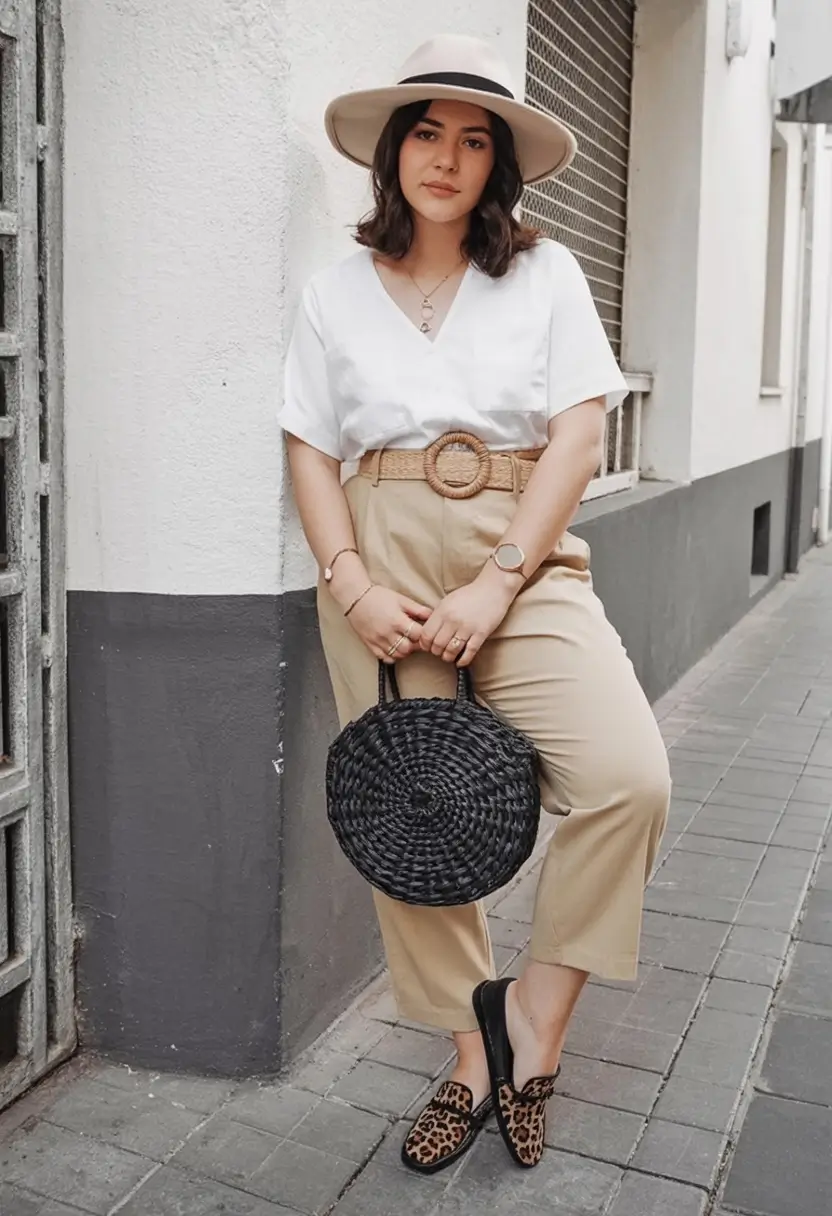 comfy plus size spring outfits 2026 Weekend Wanderer Chic