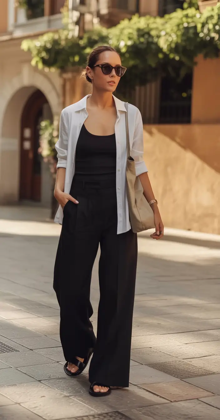 comfy spring outfits for warm weather 2026 Downtown Minimalism, Perfected