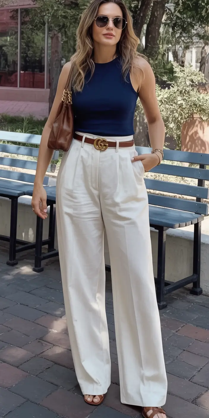 comfy spring outfits for warm weather 2026 Structured Chic With Monochrome Precision