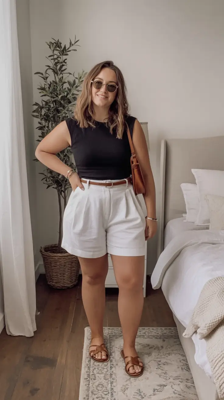 comfy spring outfits for warm weather 2026 The Summer Short Set That Works on Every Body