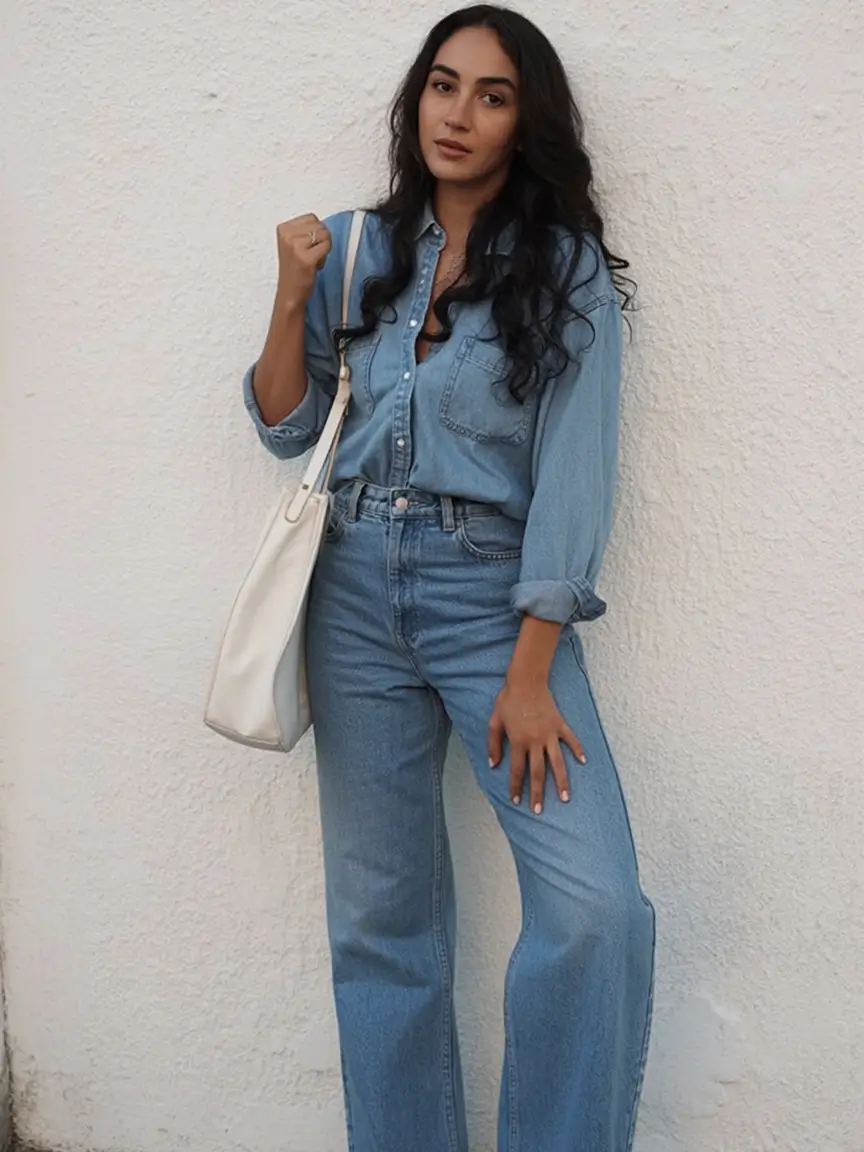 cool casual spring outfits 2026 Denim on Denim, The 2026 Way