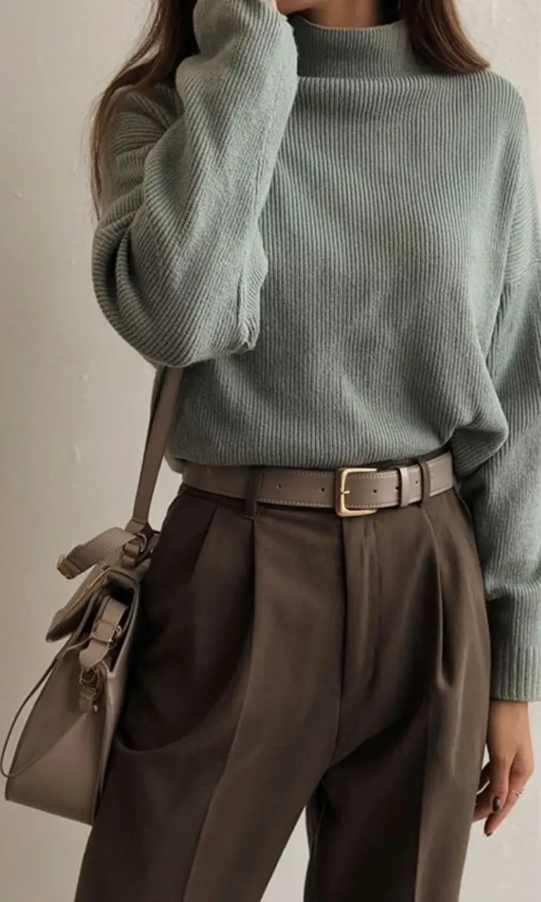 cool casual spring outfits 2026 Sage & Cocoa: An Unexpected Spring Romance