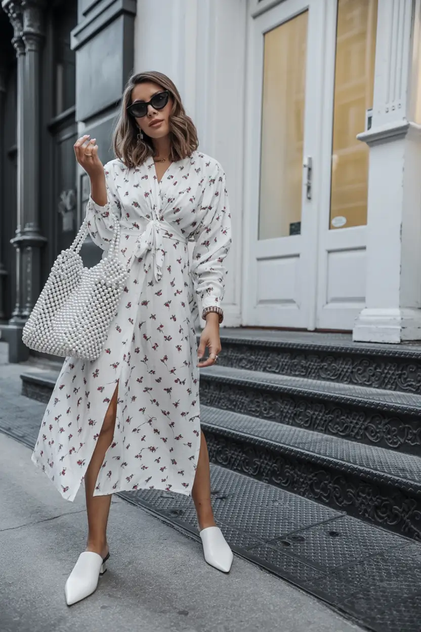 cozy spring outfit for pregnant women 2026+Modern Romance in Light Florals