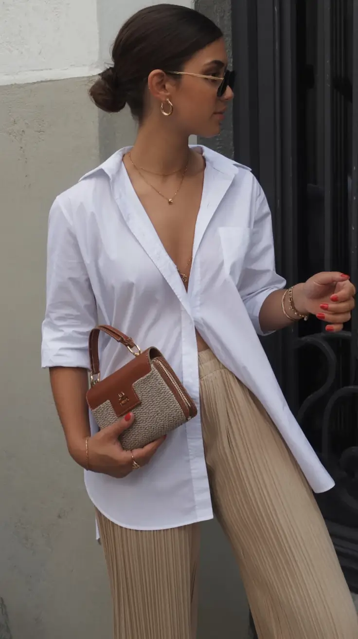 cozy spring outfit for pregnant women 2026+Crisp, Clean & Ultra-Light