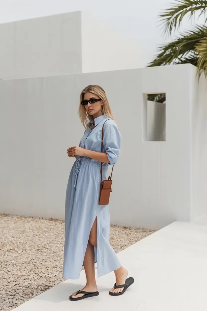 cozy spring outfit for pregnant women 2026+Minimalist Blue for Sunny Escapes