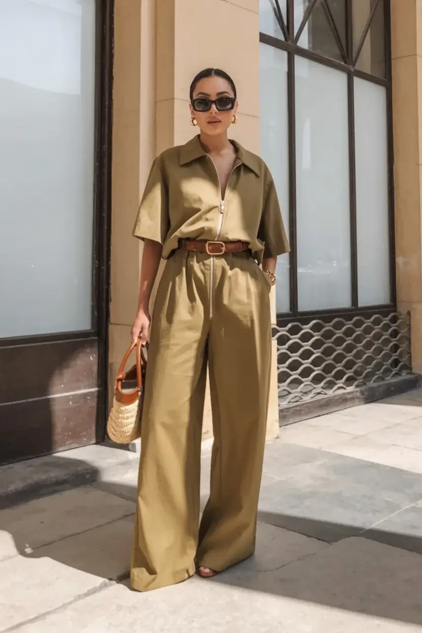 cozy spring outfits black women 2026 Polished Utility, Done Right