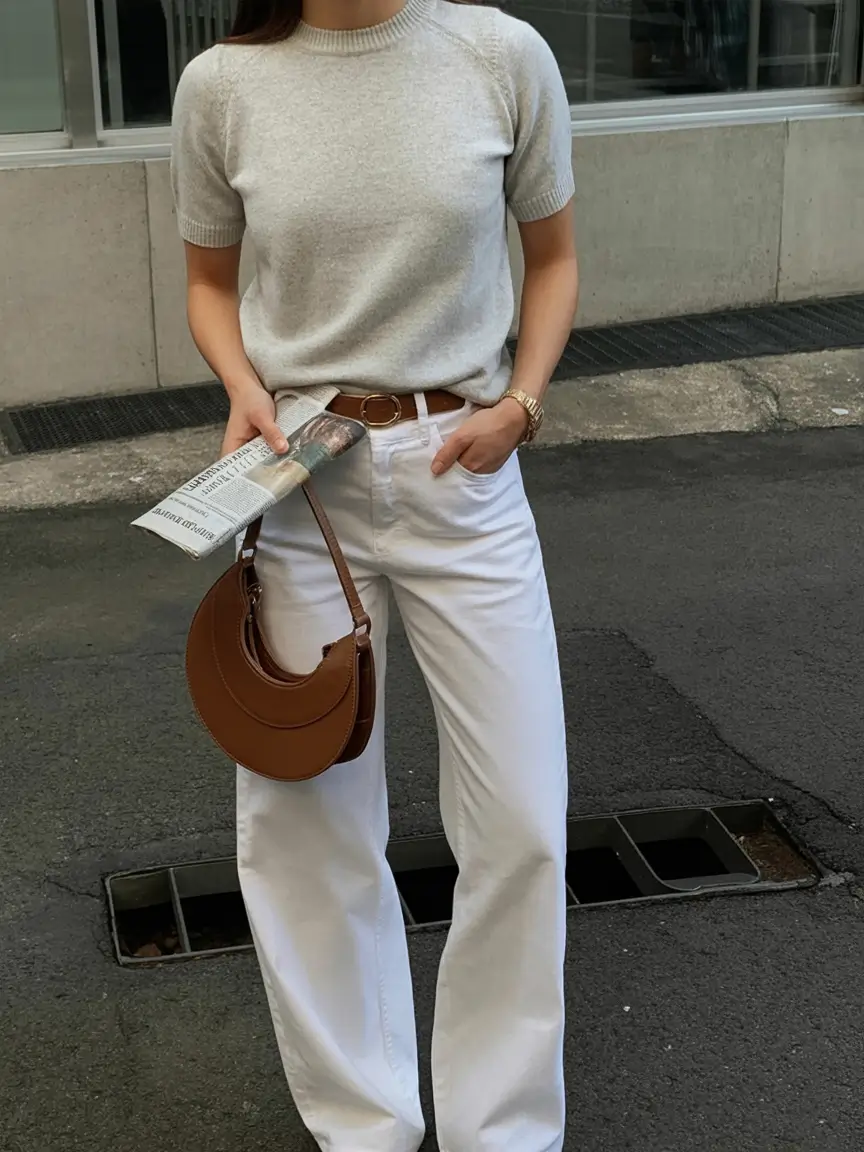 cozy spring outfits for women over 60 2026+Minimalism with a Soft Cashmere Touch
