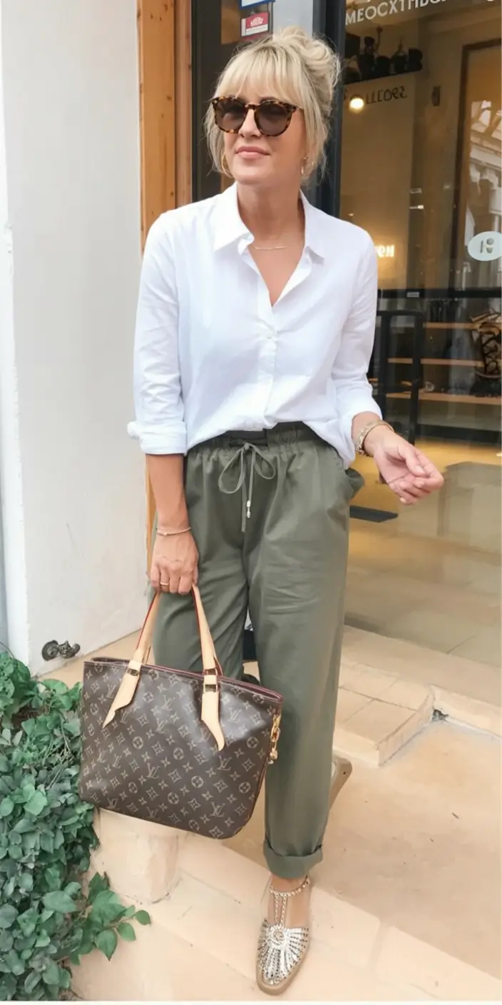 cozy spring outfits for women over 60 2026+Smart Comfort with a Touch of Luxe