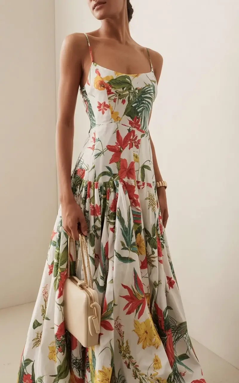 cozy spring wedding guest outfit 2026+Big Florals, Bigger Joy