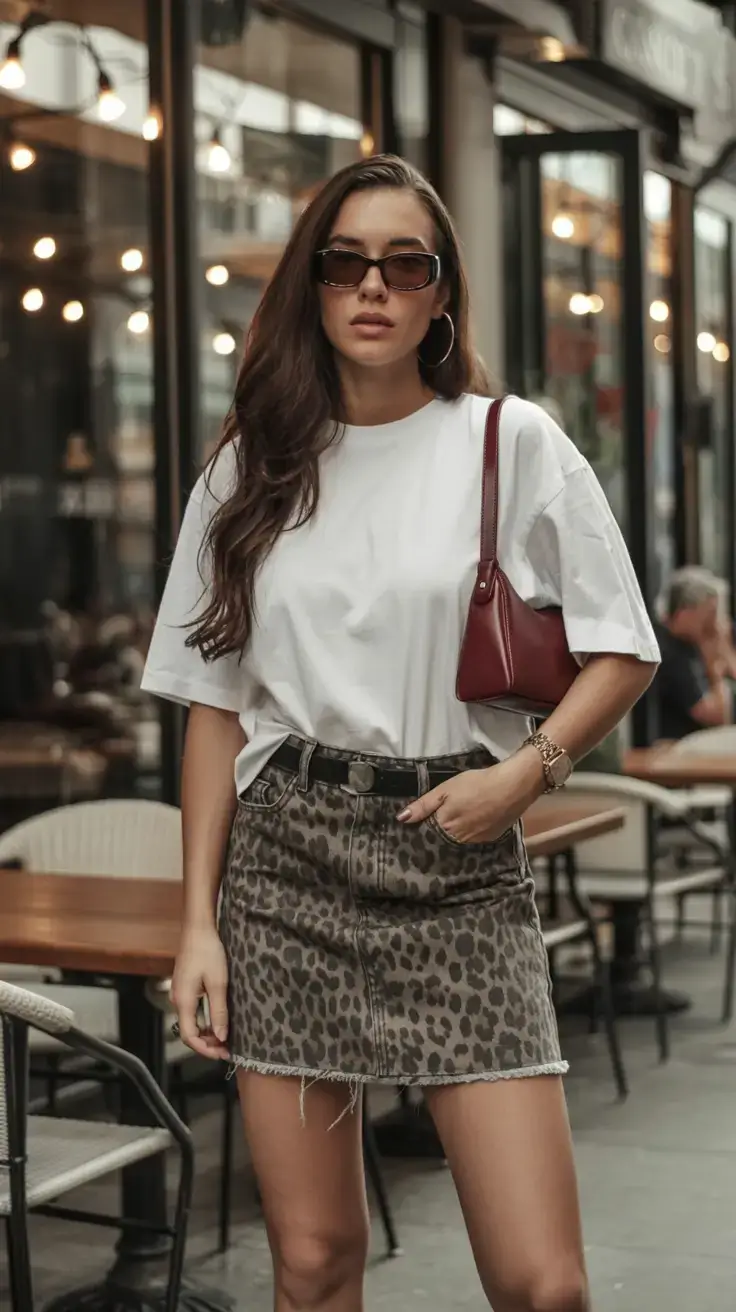 cute spring party outfit ideas 2026 Leopard Print, but Make It Casual-Cute