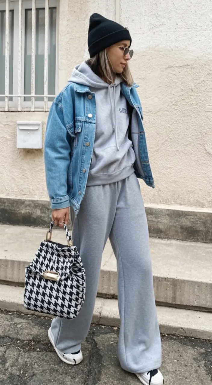 effortless spring jean jacket outfits 2026 - Cozy Streetwear With Statement Flair