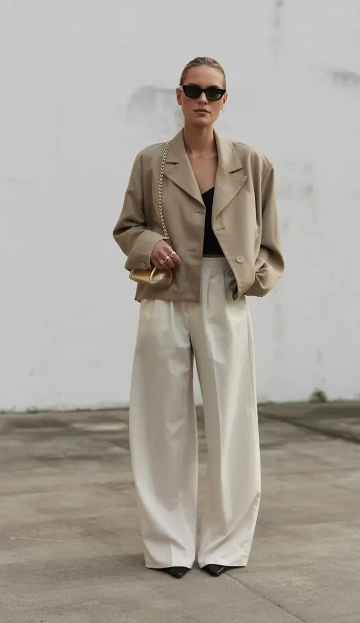 effortless spring outfit with pants 2026 Minimalist Structure With Serious Impact
