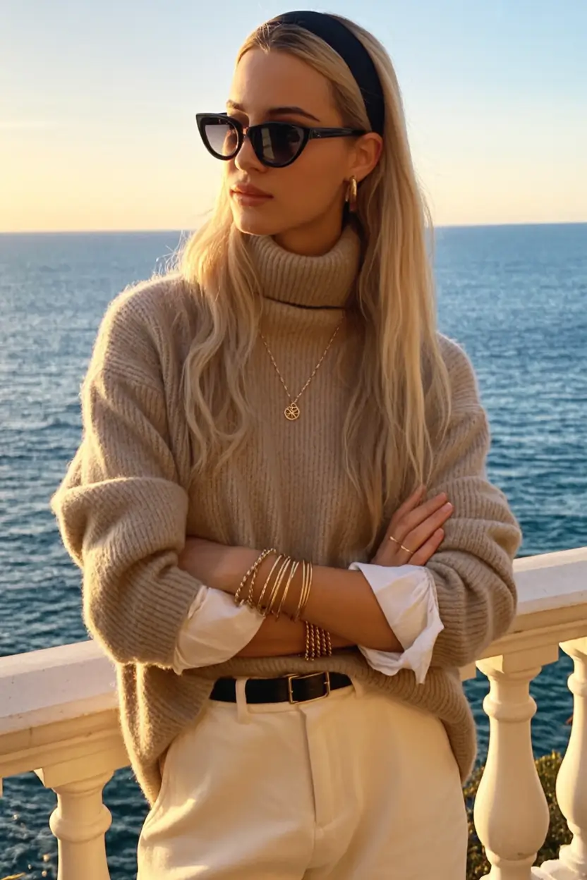effortless spring outfits aesthetic 2026 Coastal Preppy with a Parisian Pulse